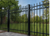 Composite style fence detail